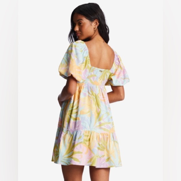🔆BILLABONG🔆BE MINE DRESS MINI FLORAL VACATION - Picture 10 of 13